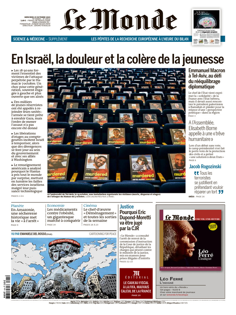Le Monde 2510, PDF, Bande de Gaza
