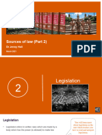 Sources of Law Part 2 - 2021