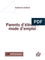 Parents D'élèves Mode D'emploi