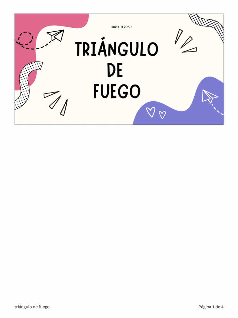 triángulo de fuego PDF