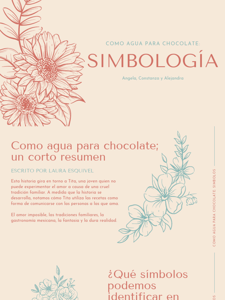 Simbología Como Agua para Chocolate PDF