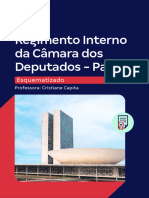 E Book Regimento Interno Da Camara Dos Deputados Esquematizado Parte VI