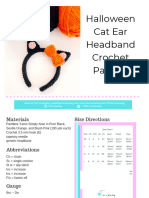 Halloween Cat Ear Headband