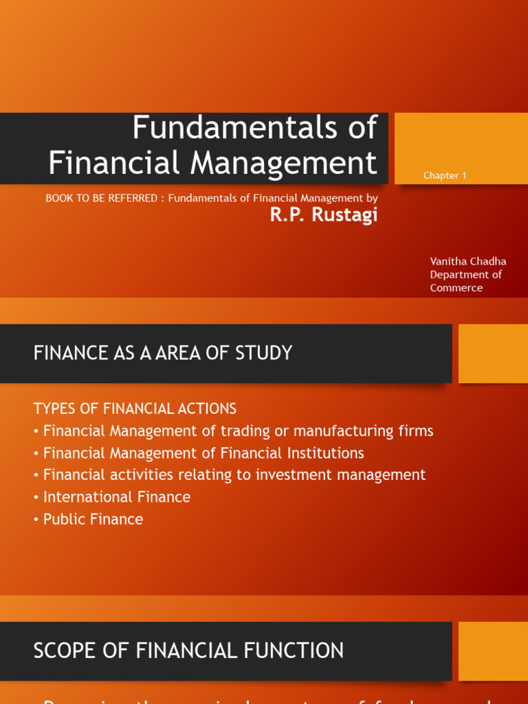 Fundamentals of Financial Management | PDF | Risk | Dividend