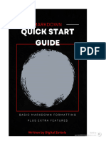 Markdown Quick Start Guide
