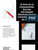 El Arte de La Comunicacion Escrita Estrategias Efectivas para La Creacion de Textos de Calidad