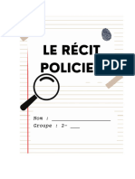 Le Roman Policier - Corrigé