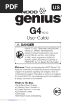 Genius Charger 4.4A G4 Manual