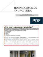 Resumen Procesos de Manufactura