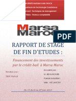 Rapport Marsa Maroc