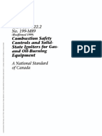 CSA-CAN-C22.2-198-M89 Reaffirmed 1999 Combustion Safety Controls and Solid-State Igniters For Gas and Oil-Burning Equipment