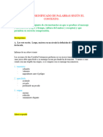 Apoyo Significado Palabras Por Contexto 21 de Marzo