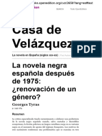 Tyrias - La Novela Negra Española Después de 1975