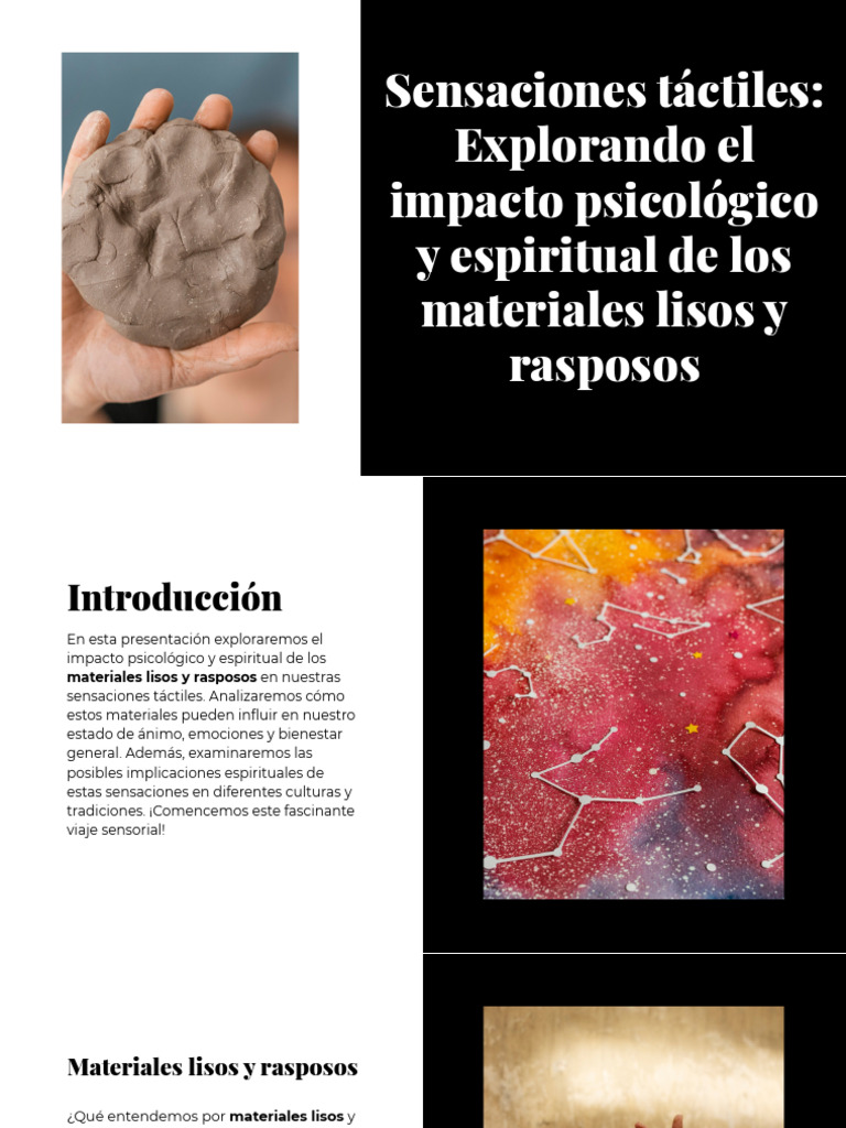 Sensaciones Tactiles Explorando El Impacto Psicologico y Espiritual de ...