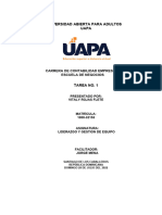 Tarea 1 Liderazgo y Gestion de Equipos