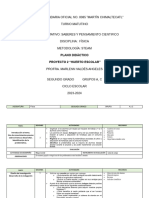 Plano Didáctico Proyecto 2