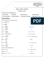 Sheet (1) Calculus