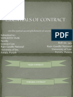 Essentials of Contract