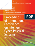 Proceedings of International Conference On Intelligent Cyber-Physical Systems