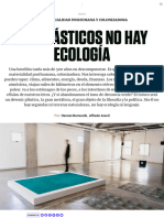 Sin Plásticos No Hay Ecología - Revista Anfibia