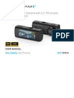 4K Ultra-HD Dash Camera With 3.2" IPS Screen & Inbuilt GPS + WIFI