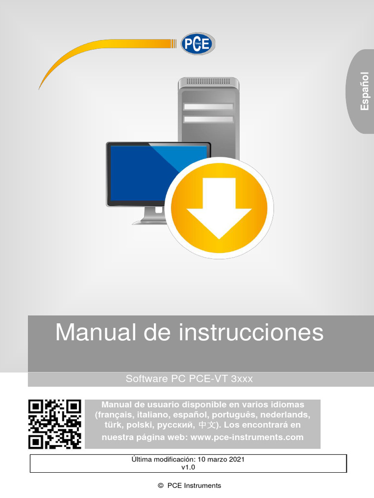 Manual de Software PCE-VT 3xxx | PDF | Ventana (informática) | Archivo ...