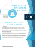 Animales en Via de Extincion de Colombia