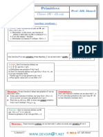 Cours - Math - Primitives - Bac Math (2013-2014) MR Afli Ahmed