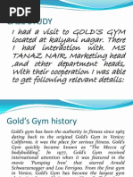 Download Golds Gym Ppt by Ankur Bansal SN68010649 doc pdf