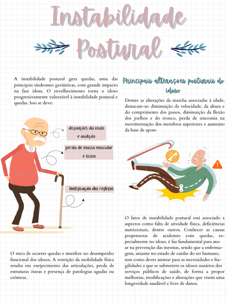 Prevenção da Instabilidade Postural em Idosos | PDF