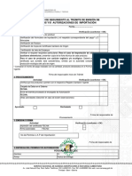 Formulario de Seguimiento Al Trámite de Emisión de Permisos de Importación