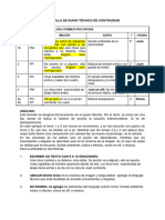 Plantilla de Guion Técnico de Continuidad