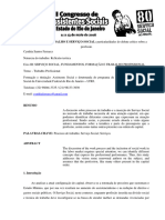 PROCESSO DE TRABALHO E SERVIÇO SOCIAL: Particularidades Do Debate Crítico Sobre A