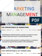 Marketing Management PPT 1