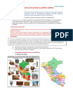 Conocemos Los Primeros Pueblos Andinos 1ro