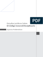 Año 2016 Estudios Jurídicos Sobre El Código General Disciplinario (2016) - Novoa Buendía, Juan Carlos (Et Al.) - 327 P.