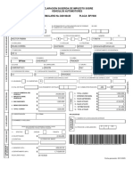 Declaración Sugerida de Impuesto Sobre Vehículos Automotores Placa: Bpv908