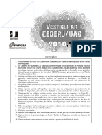 Cecierj 2009 Cederj Vestibular Prova 1 Prova