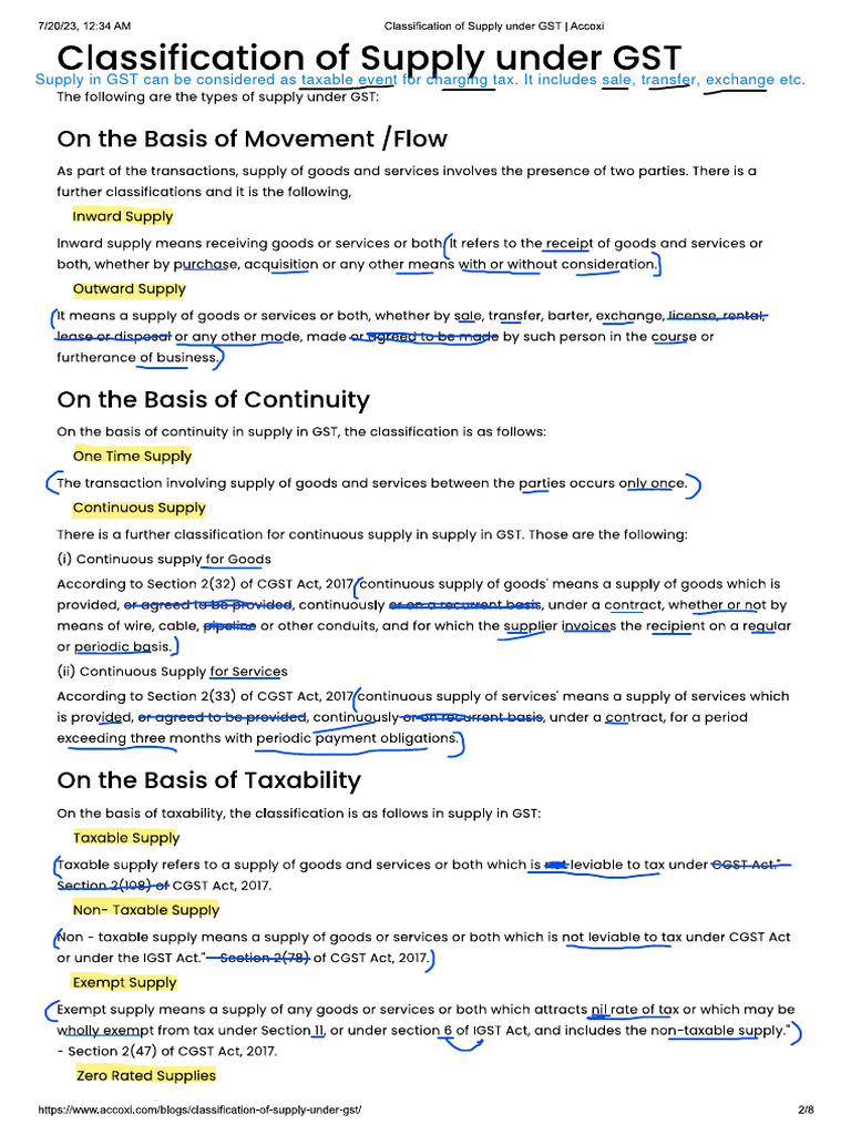 UNIT 2 (6) Types of Supplies PDF