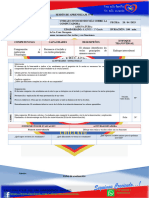 Formato - Sesion 8 de Aprendizaje 2023 para Primero