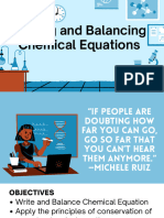 Chemical Reactions Science Presentation in Blue Light Blue Hand Drawn Style