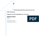 OpenText Archiving and Document Access For SAP Solutions 23.4 - Edition For SAP S4HANA - Release