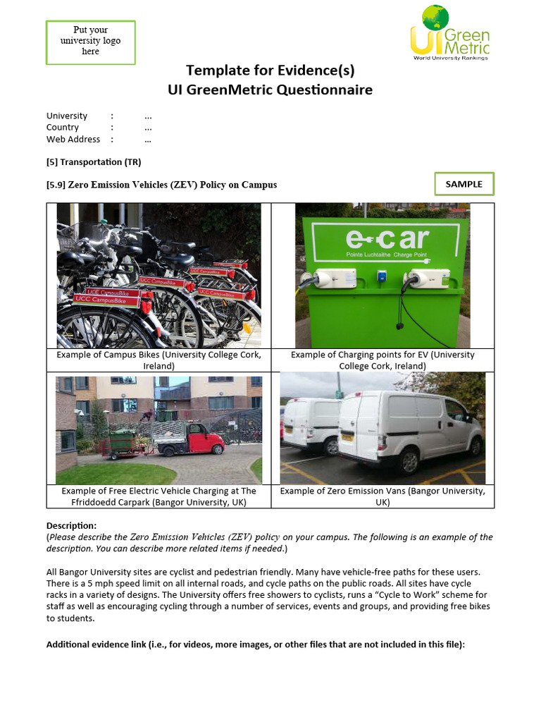University Zero Emission Vehicle Policies | PDF