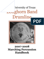 2007 Texas Drumline Handbook