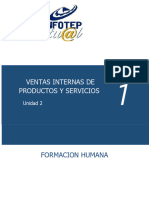 Formacion Humana Guia Unidad 2, Modulo 1 VENTAS