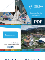 Lecture 3 Evaporation