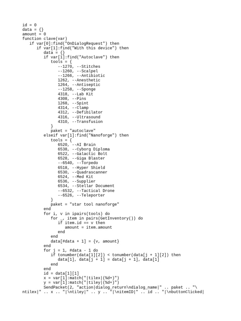 AutoClaveNanoforge Genta - Lua | PDF