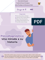 G4 Psicodiagnóstico Una Mirada A Su Historia