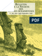 Ulletin de La Ociete DES Tudes Oceaniennes: #281 / 282 - Juin / Septembre 1999