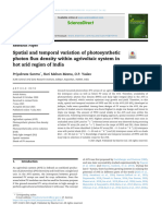 Artigo - 2021 - Spatial-And-Temporal-Variation-Of-Photosynthetic-Photon-Flux - 2021 - Biosystems
